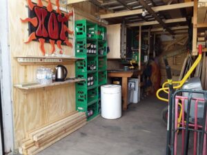 Er der garderobeplads til skiftetøj osv?